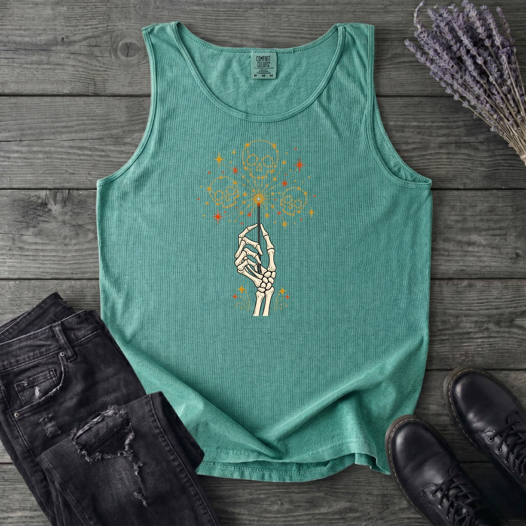 Skull Sparklers Tank Top
