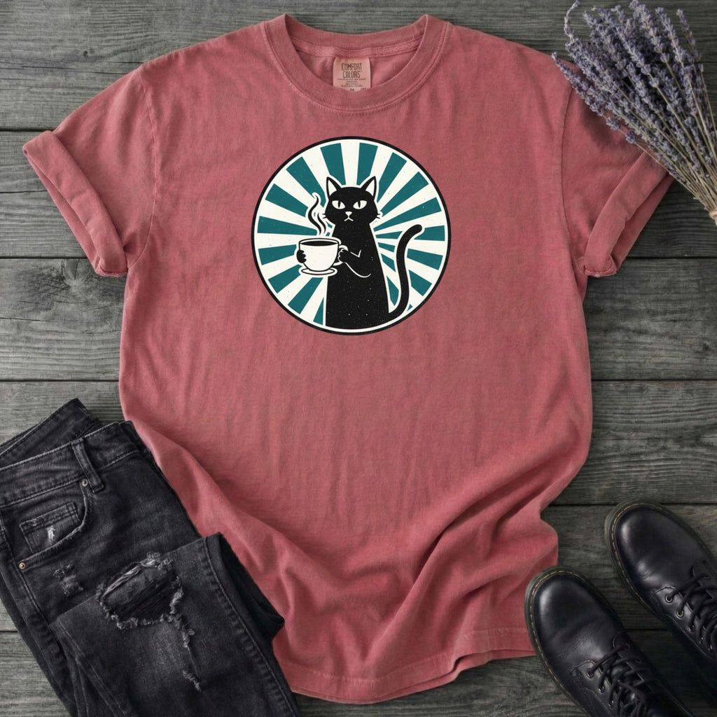 Black Cat Coffee T-Shirt