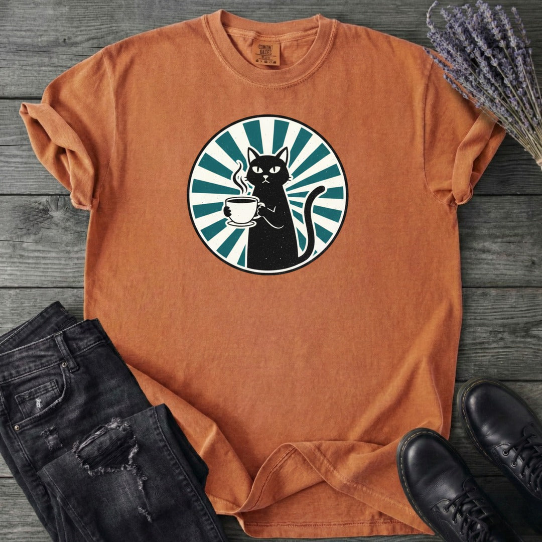 Black Cat Coffee T-Shirt