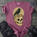 Crow On Skull T-Shirt