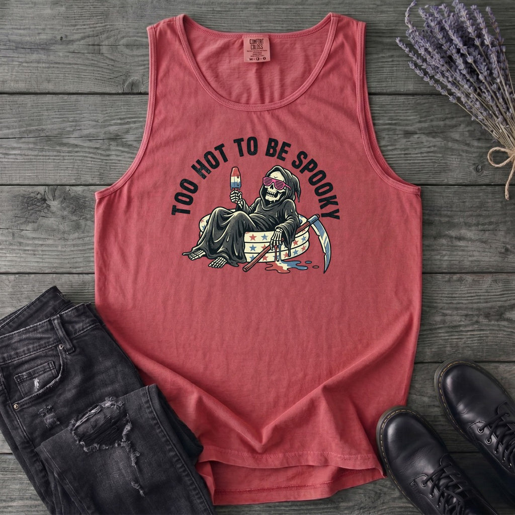 Too Hot To Be Spooky Tank Top