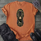 Mystic Frog Trail Boot Print T-Shirt
