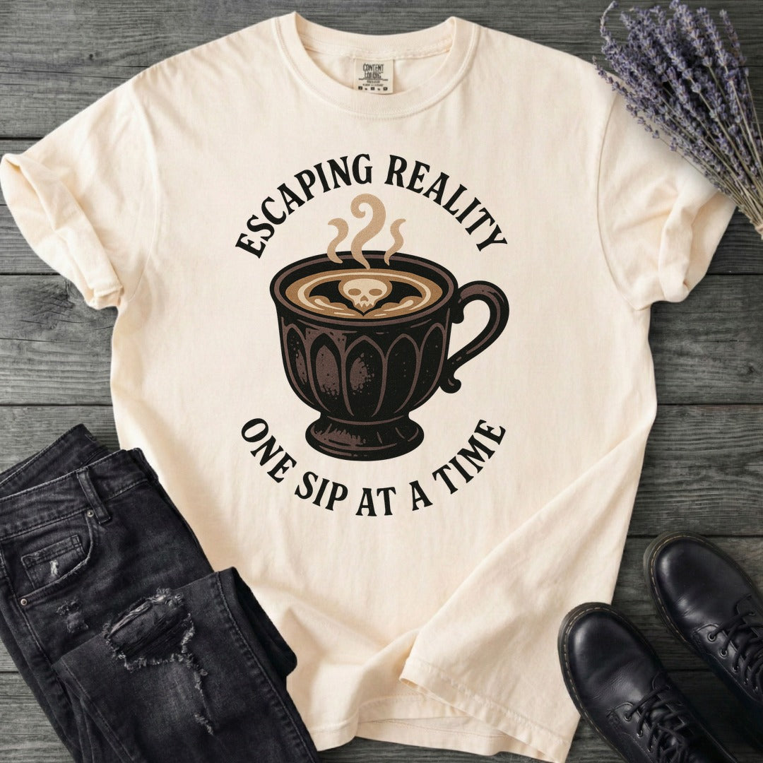 Escaping Reality One Sip At A Time T-Shirt