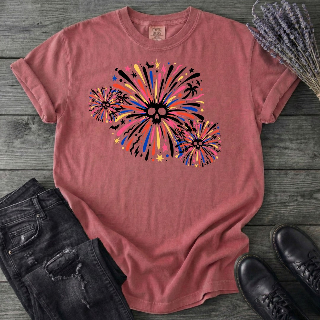 Skull Fireworks T-Shirt