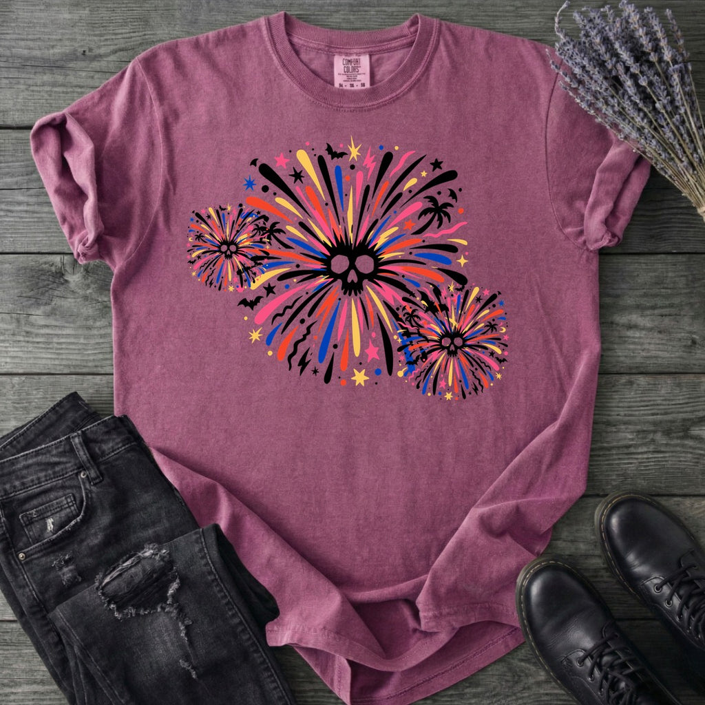 Skull Fireworks T-Shirt