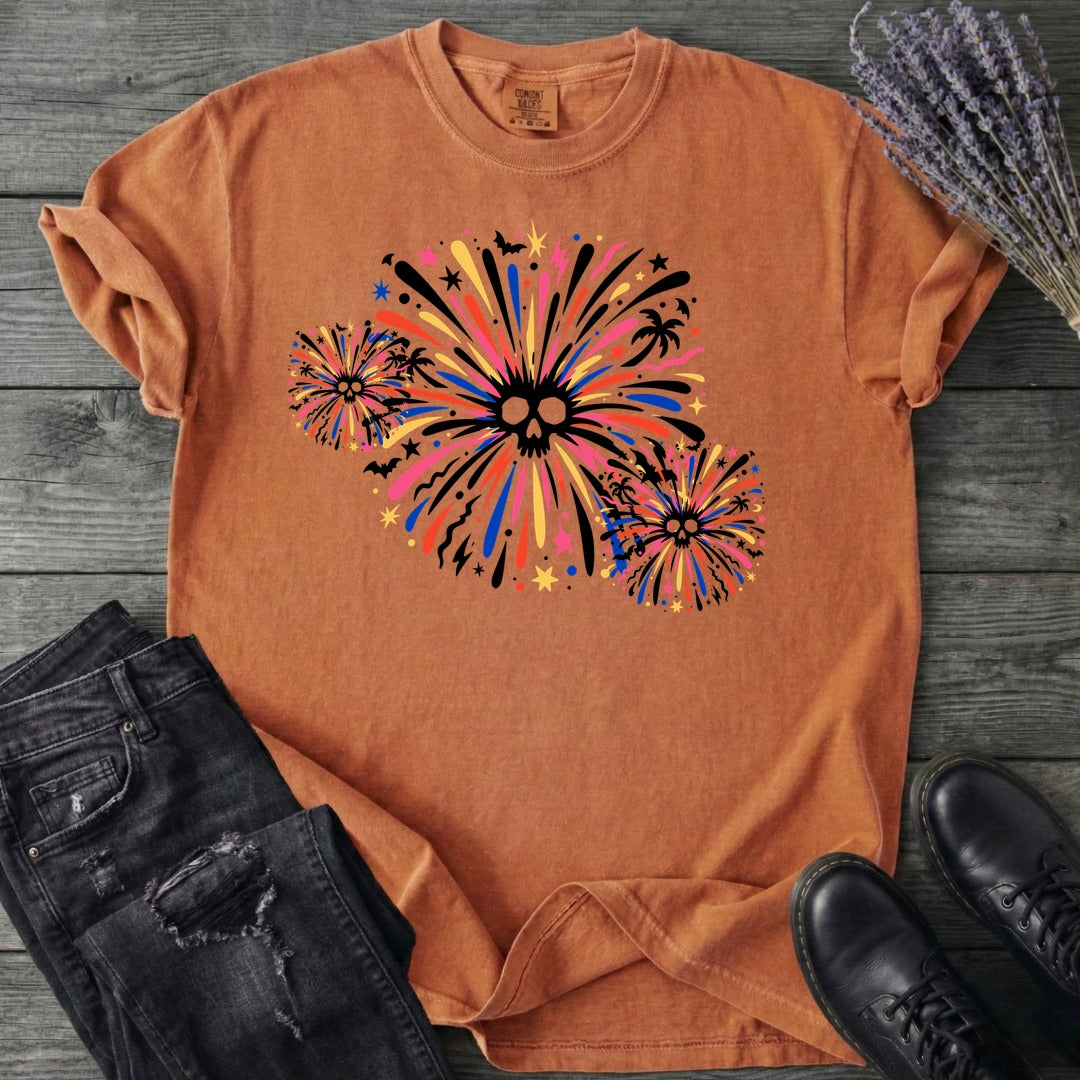 Skull Fireworks T-Shirt
