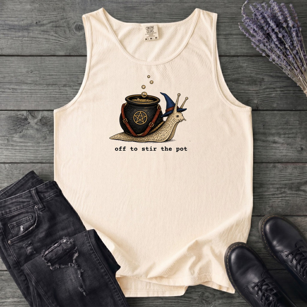 Off To Stir The Pot Tank Top