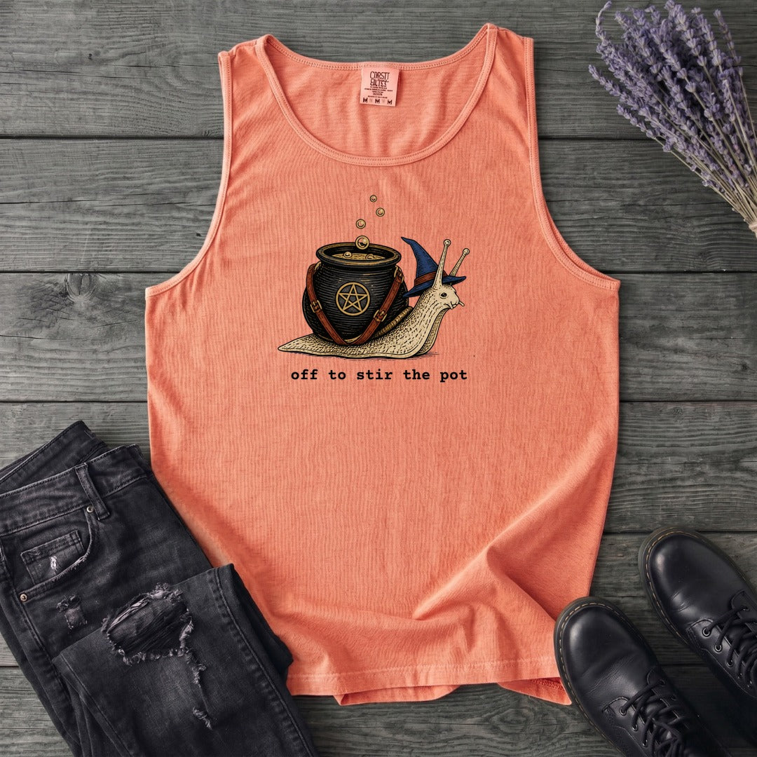 Off To Stir The Pot Tank Top
