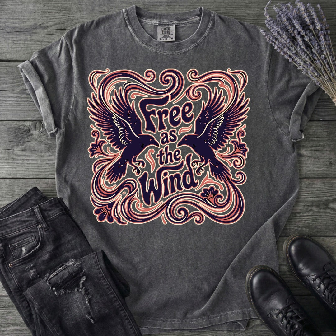 Free As The Wind Crows T-Shirt