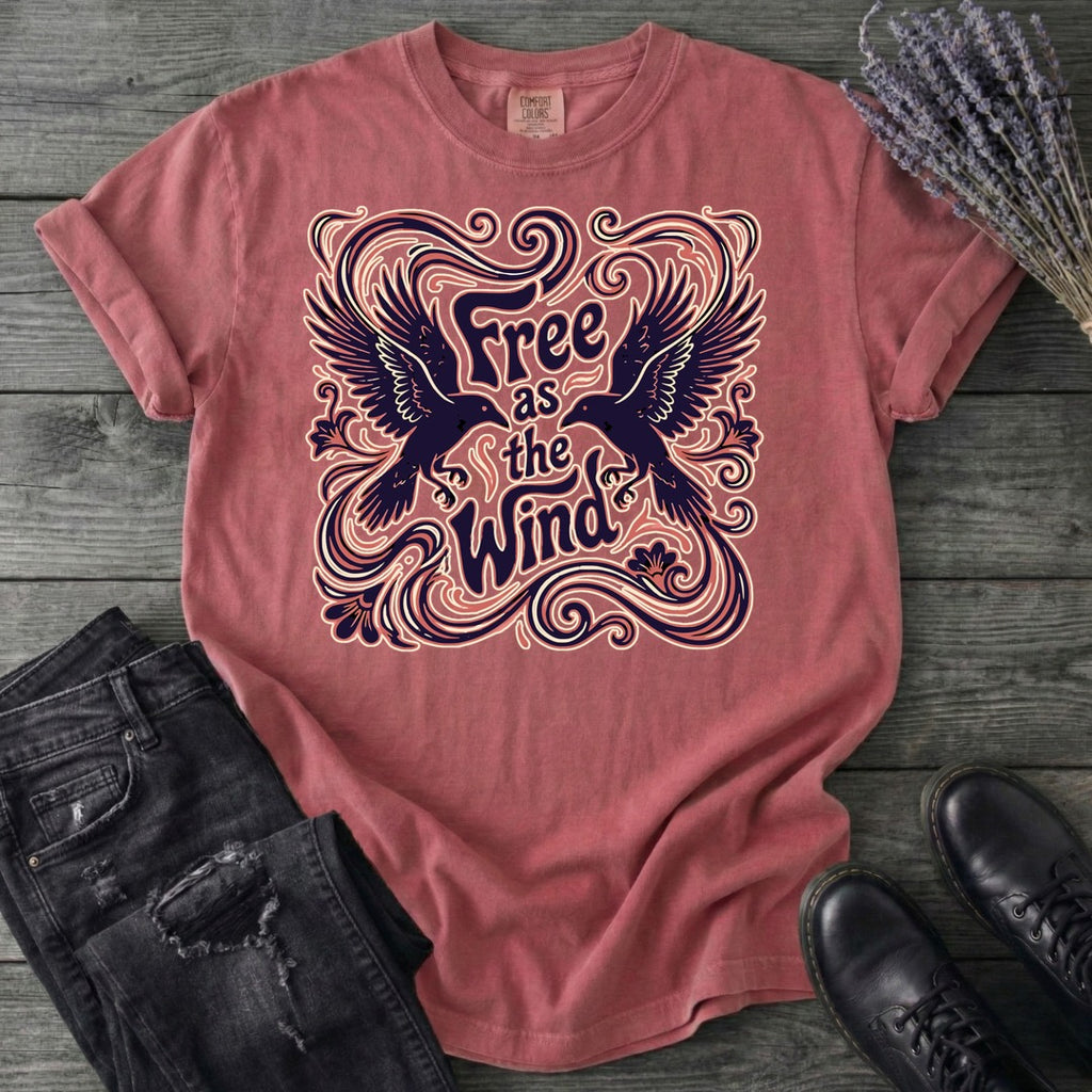 Free As The Wind Crows T-Shirt