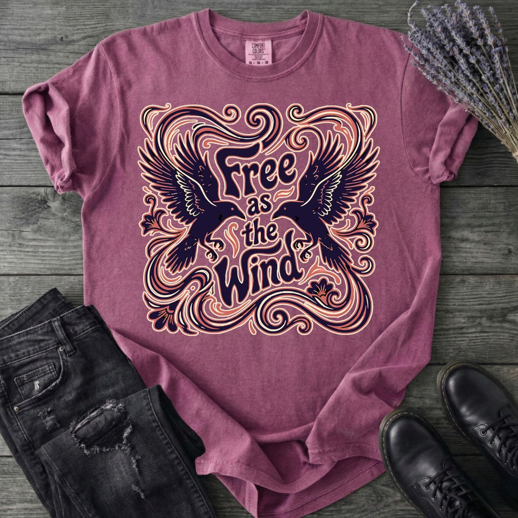 Free As The Wind Crows T-Shirt