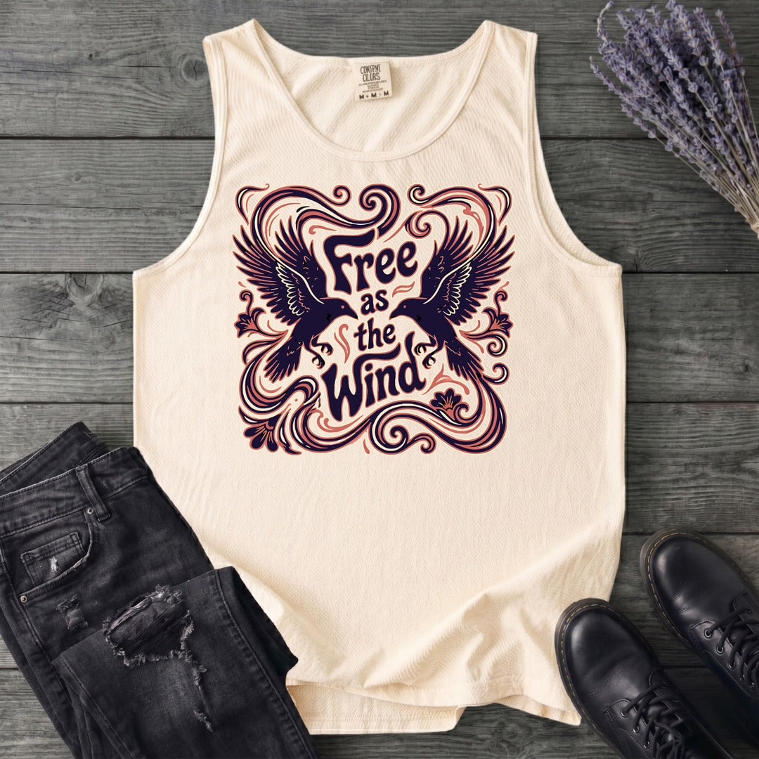 Free As The Wind Crows Tank Top