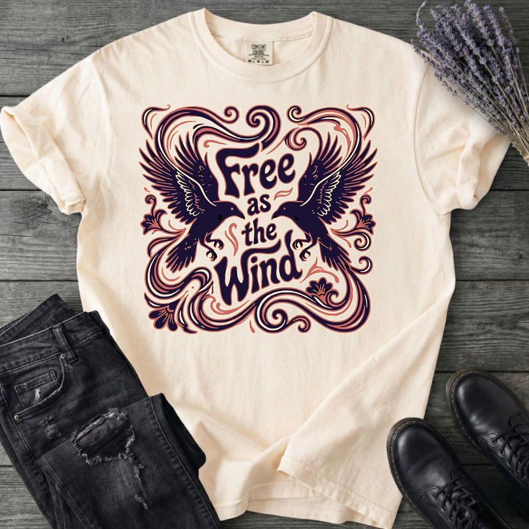 Free As The Wind Crows T-Shirt