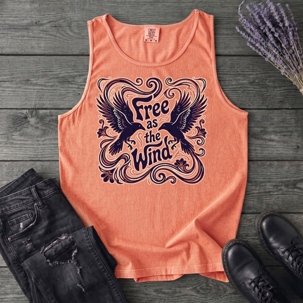 Free As The Wind Crows Tank Top
