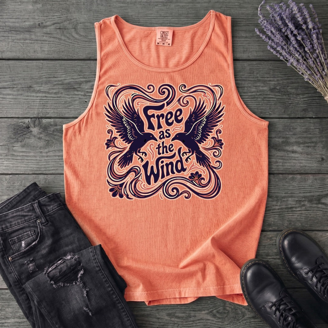 Free As The Wind Crows Tank Top