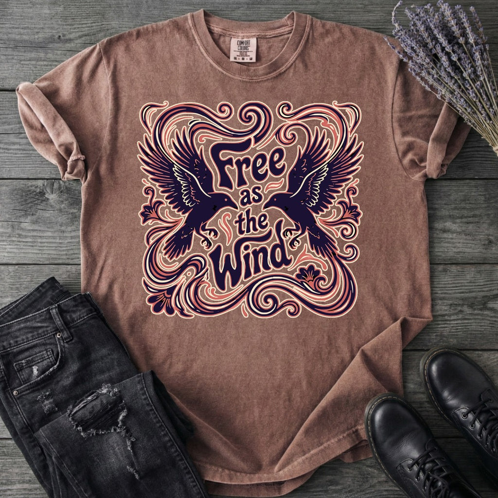 Free As The Wind Crows T-Shirt