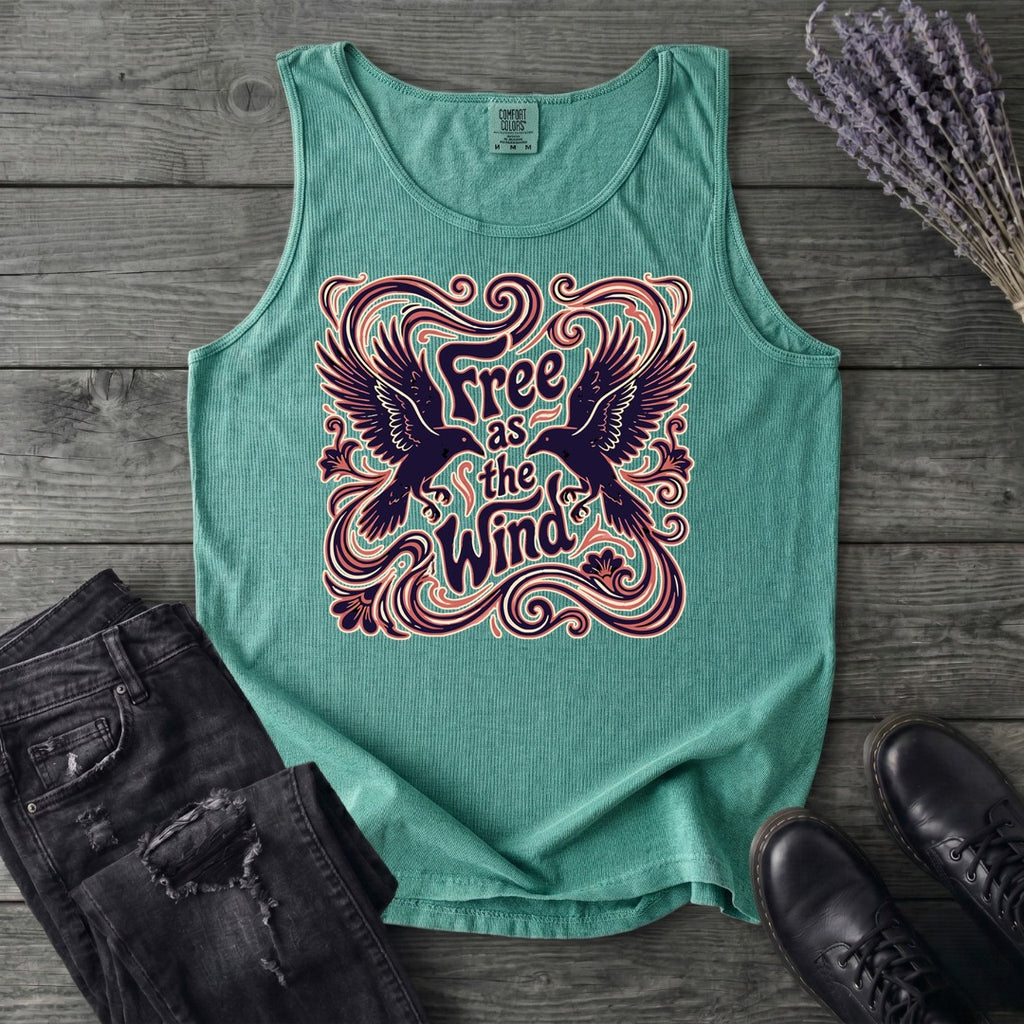 Free As The Wind Crows Tank Top