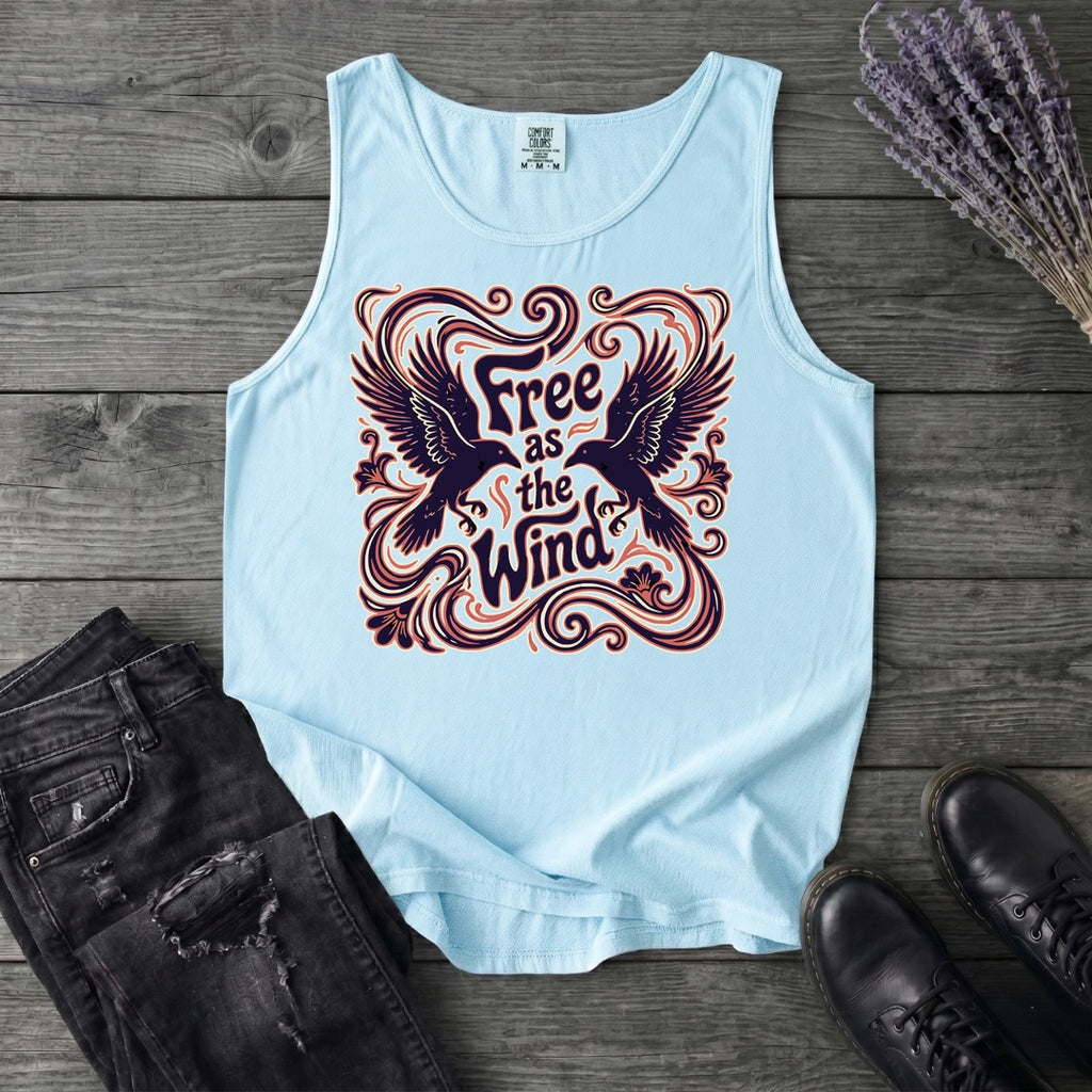 Free As The Wind Crows Tank Top