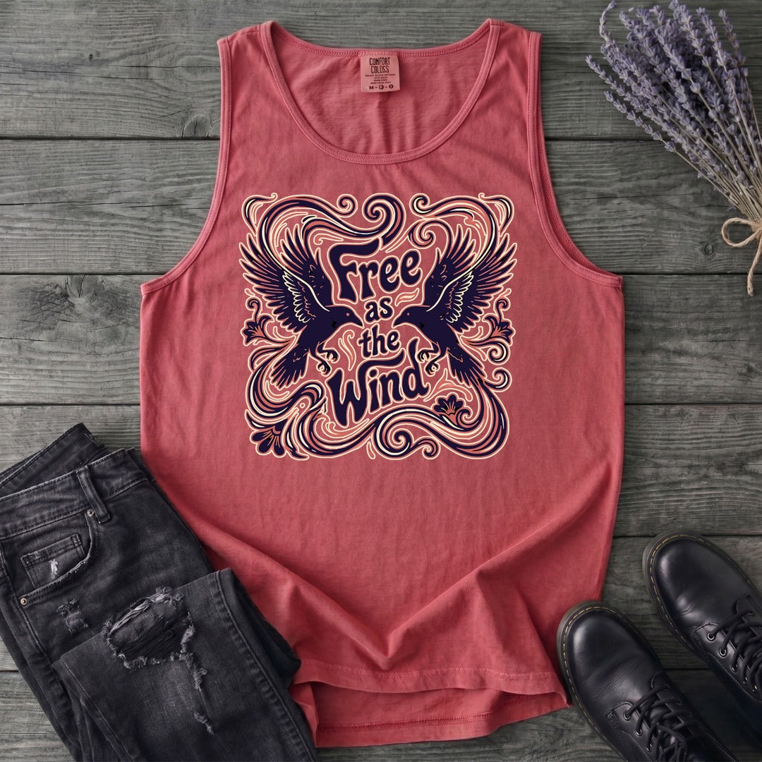 Free As The Wind Crows Tank Top