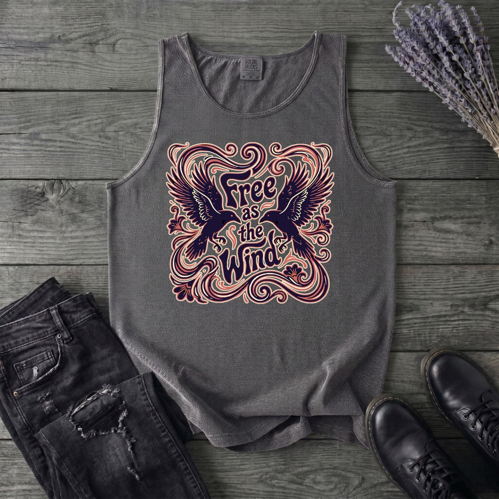 Free As The Wind Crows Tank Top