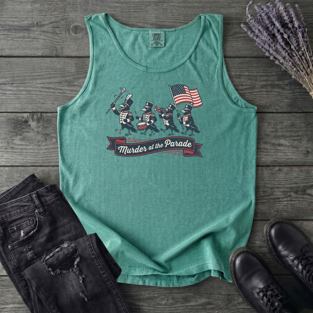 Murder At The Parade Tank Top
