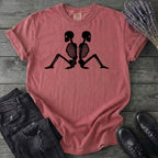 Back To Back Skeletons T-Shirt