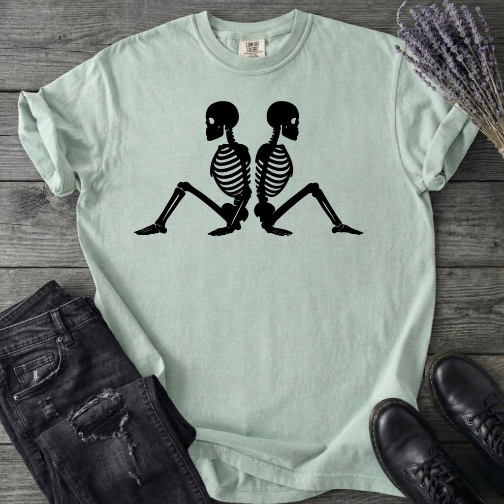 Back To Back Skeletons T-Shirt