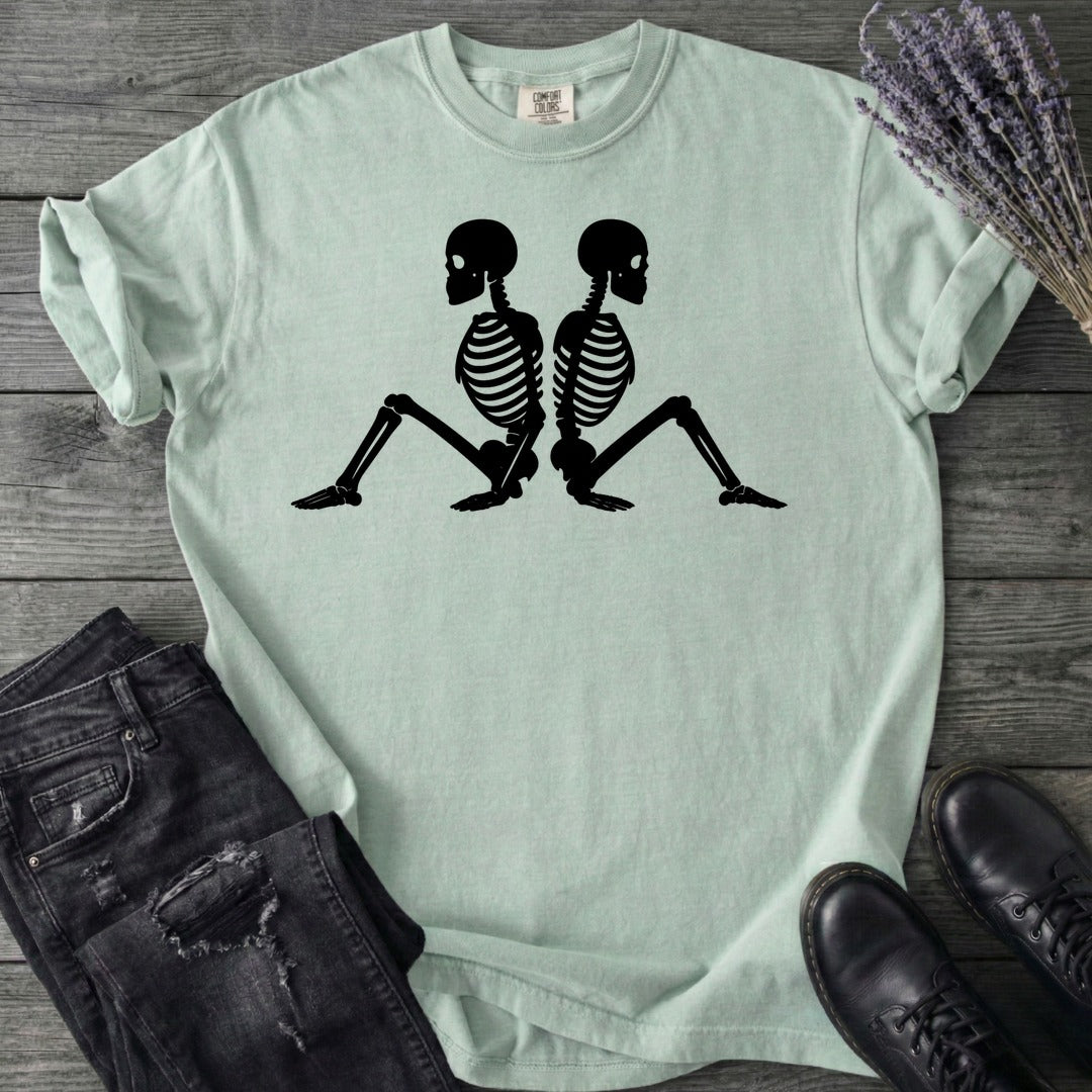Back To Back Skeletons T-Shirt