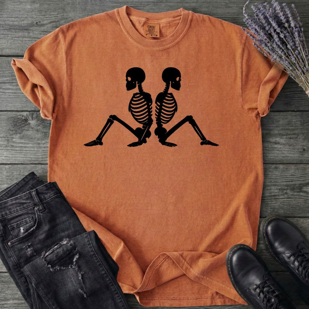 Back To Back Skeletons T-Shirt
