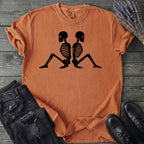 Back To Back Skeletons T-Shirt