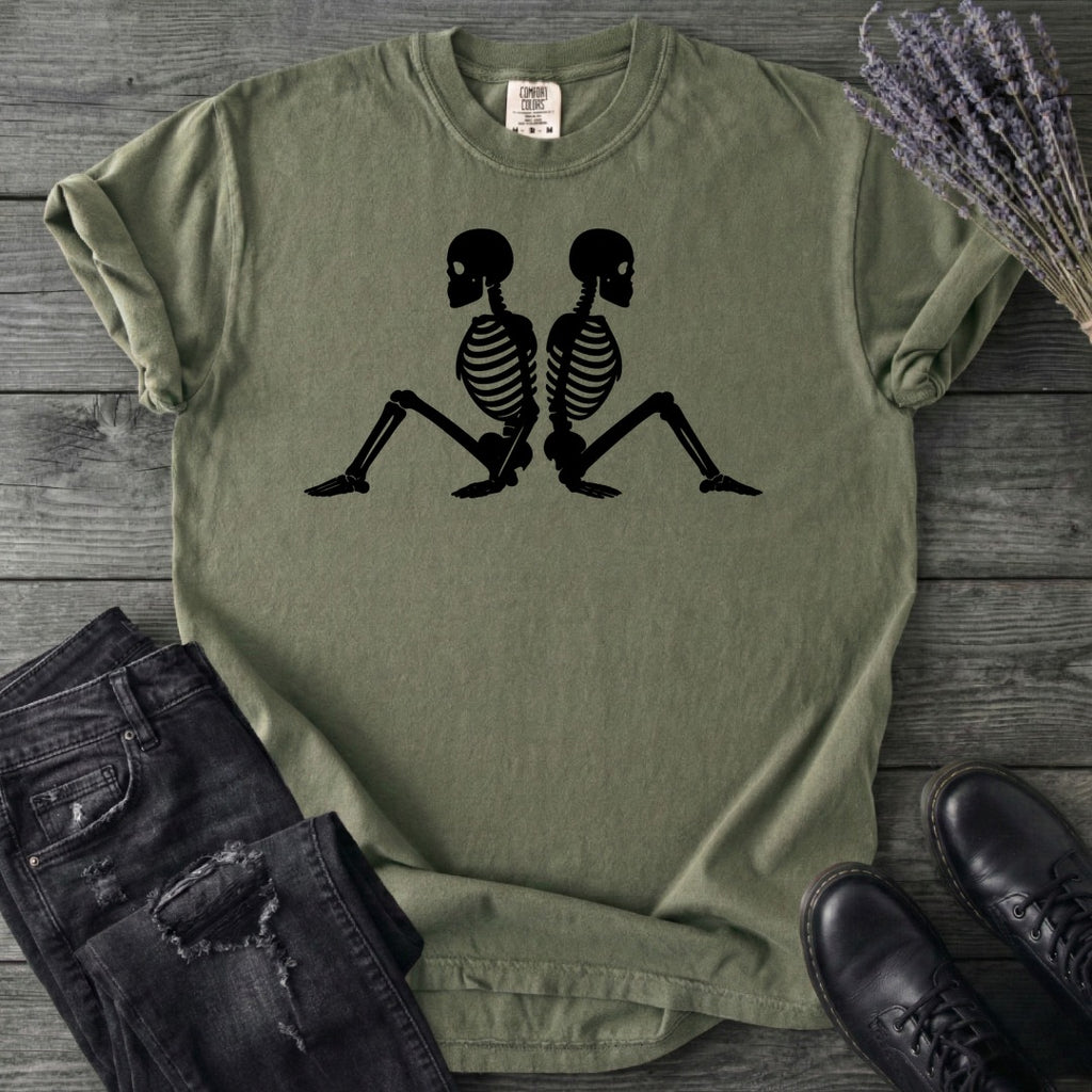 Back To Back Skeletons T-Shirt