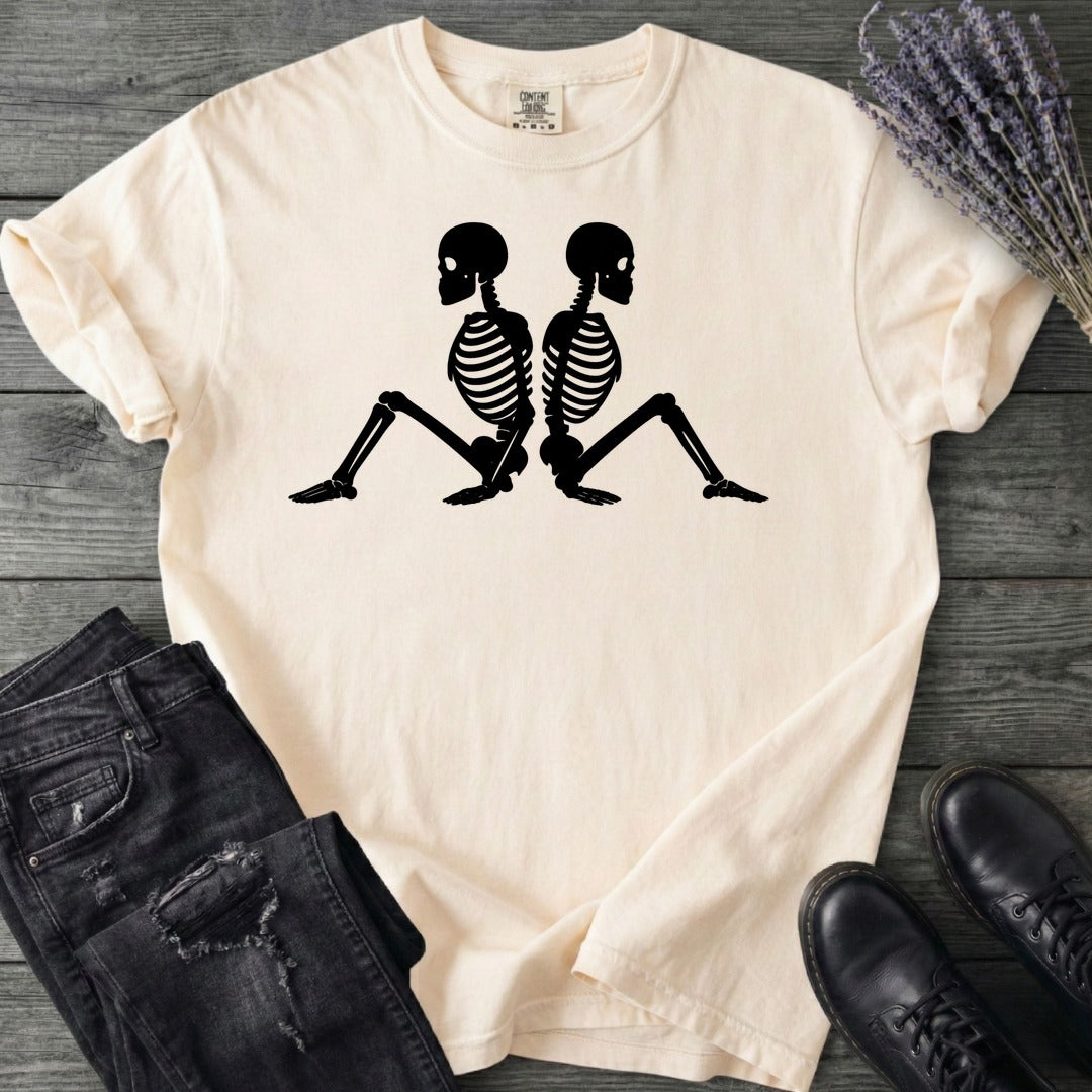 Back To Back Skeletons T-Shirt