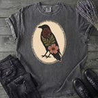 Pressed Flower Crow T-Shirt