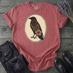 Pressed Flower Crow T-Shirt