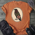 Pressed Flower Crow T-Shirt