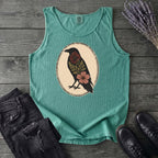 Pressed Flower Crow Tank Top
