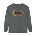 Witch Cat Celestial Ufo Long Sleeve T-Shirt
