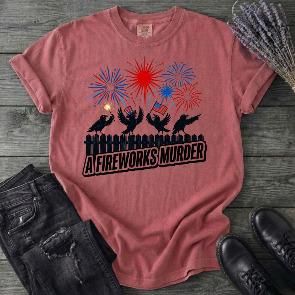 A Fireworks Murder T-Shirt