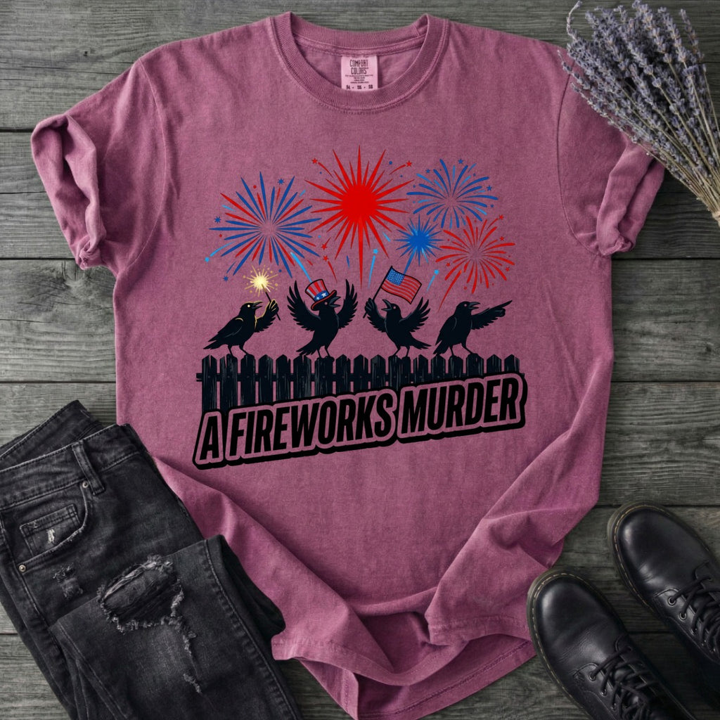 A Fireworks Murder T-Shirt