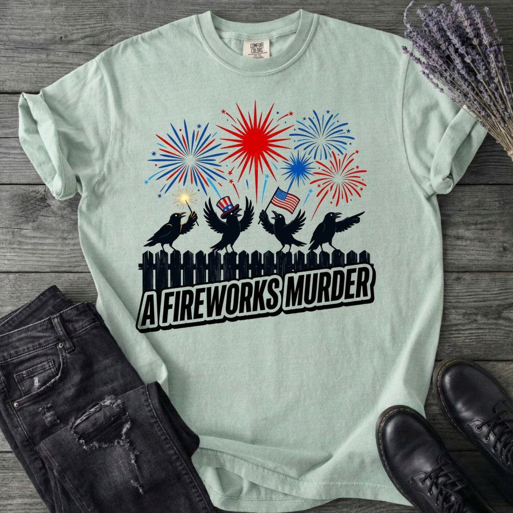 A Fireworks Murder T-Shirt