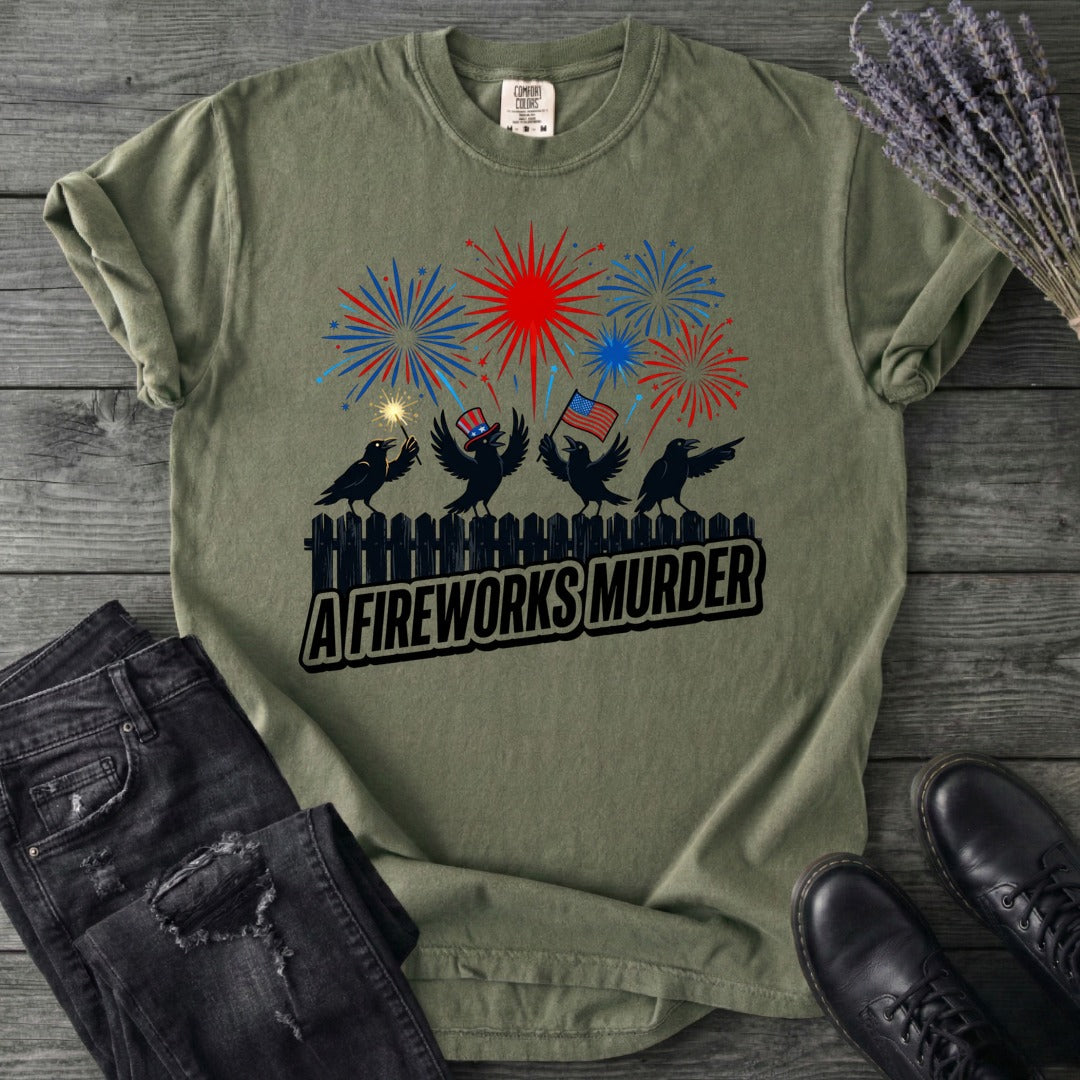 A Fireworks Murder T-Shirt
