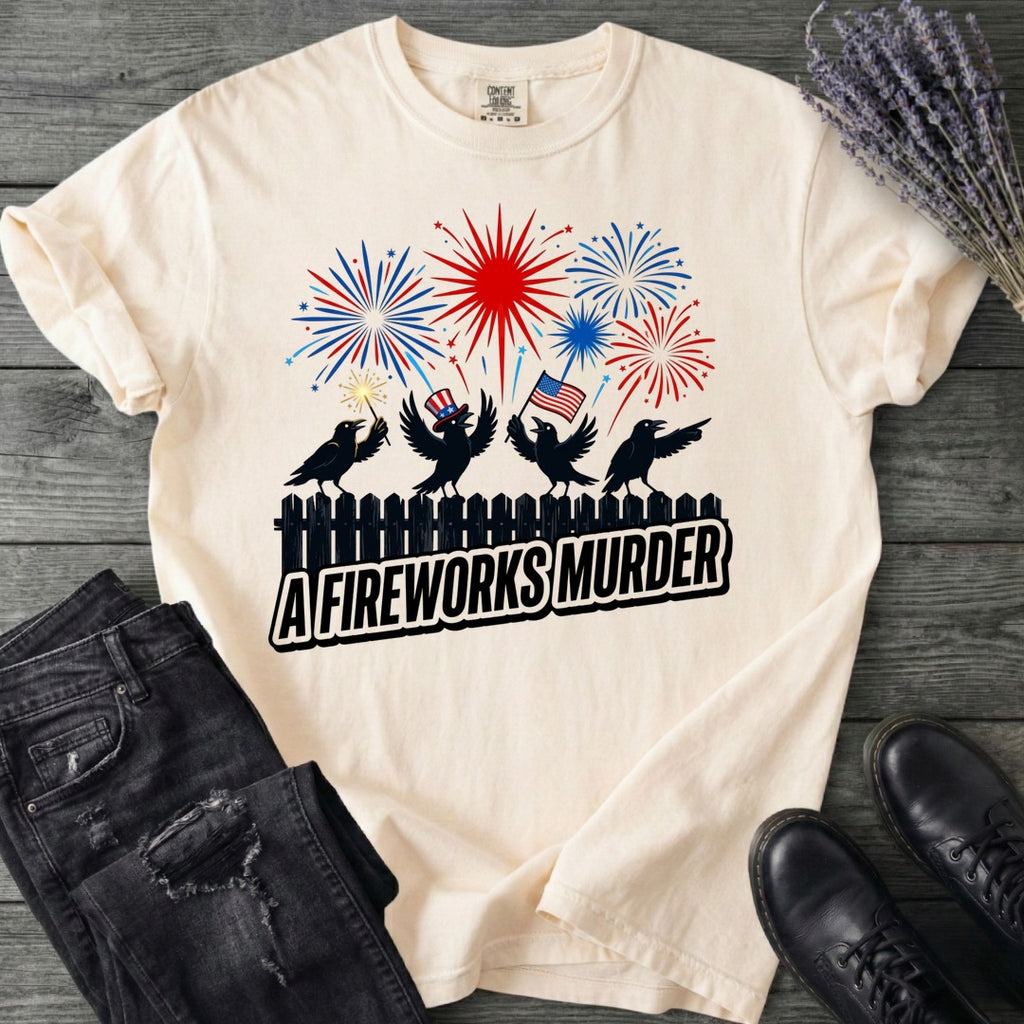 A Fireworks Murder T-Shirt