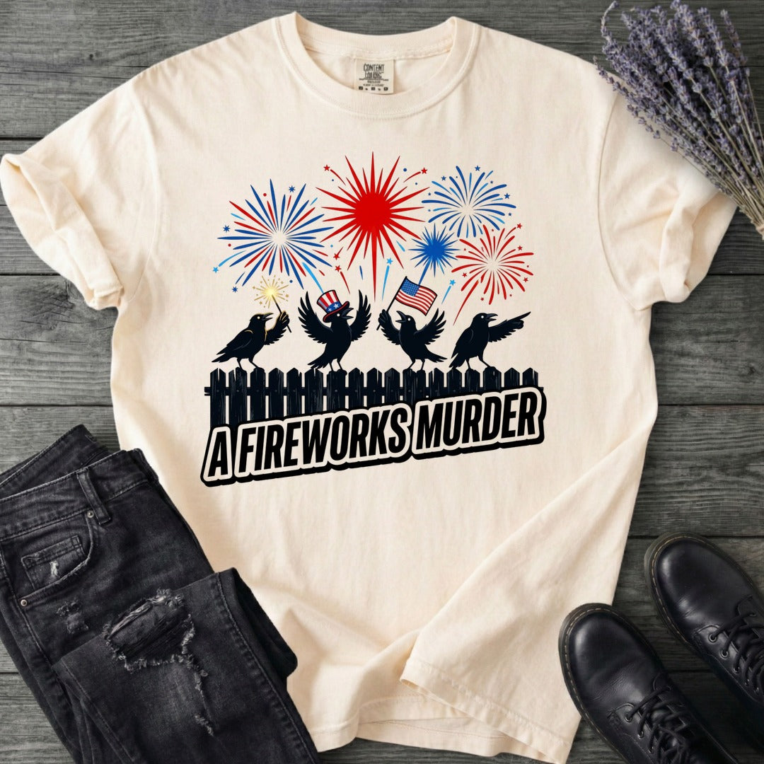 A Fireworks Murder T-Shirt