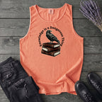 Knowledge Is A Dangerous Thing Raven And Books Tank Top