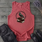 Knowledge Is A Dangerous Thing Raven And Books Tank Top