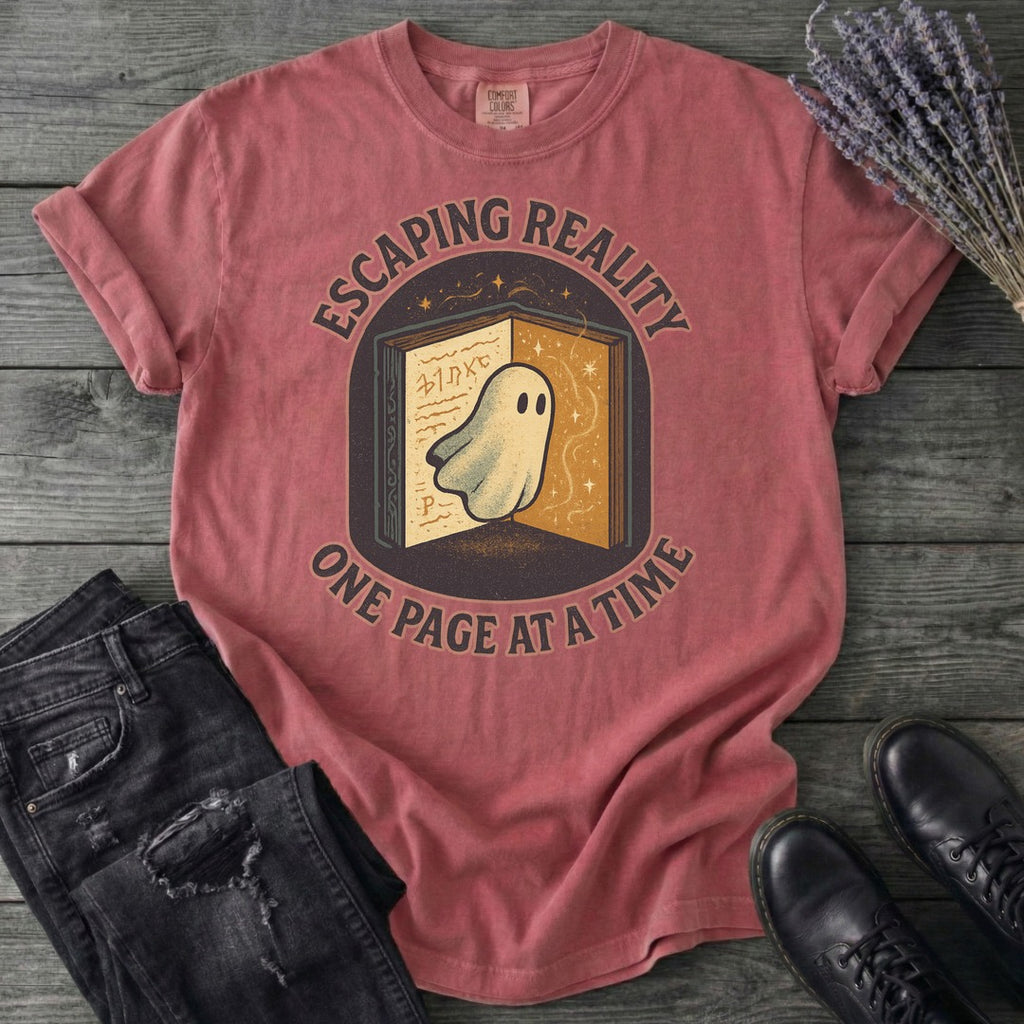 Escaping Reality One Page At A Time T-Shirt