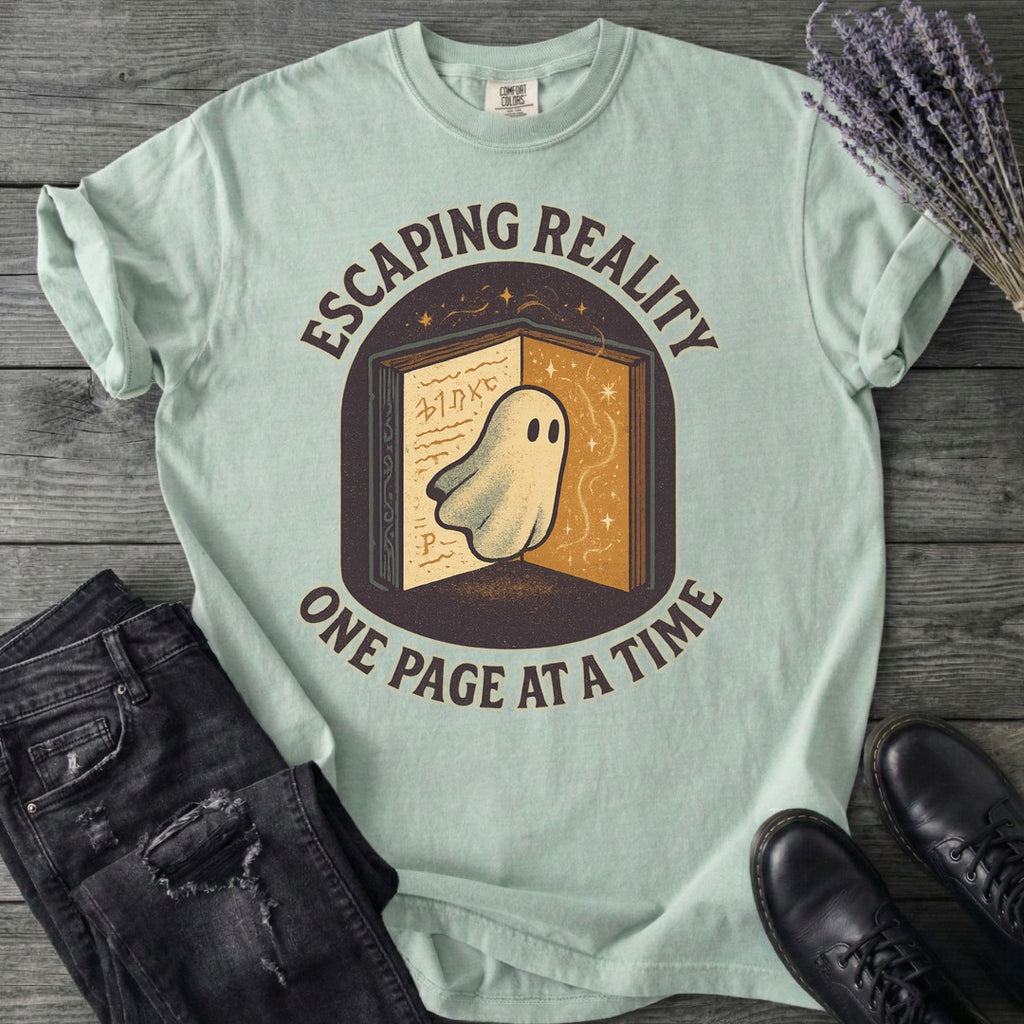 Escaping Reality One Page At A Time T-Shirt