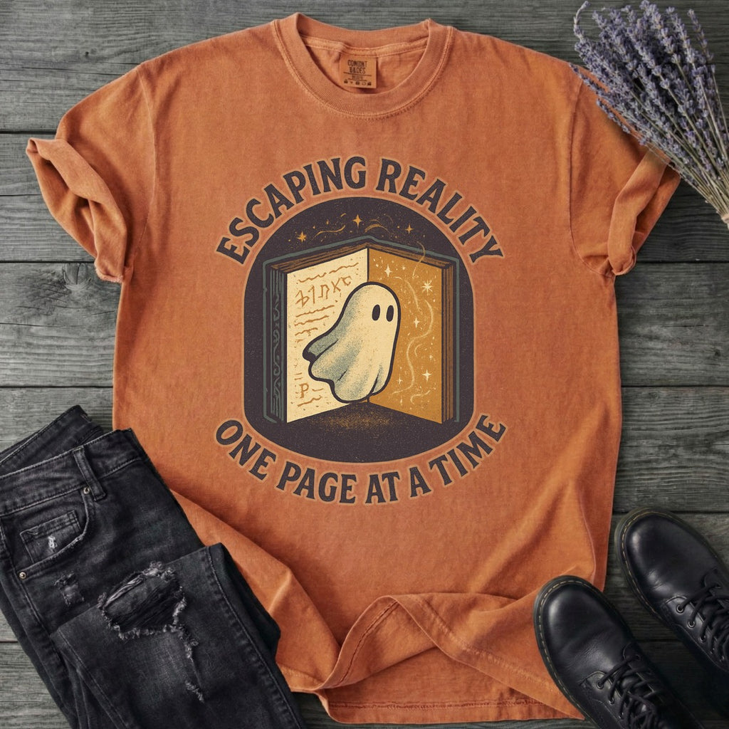 Escaping Reality One Page At A Time T-Shirt
