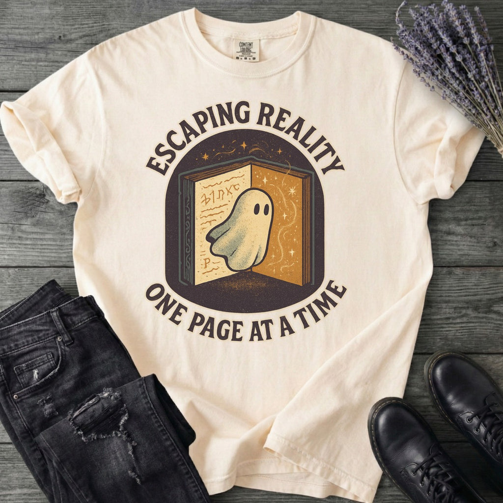 Escaping Reality One Page At A Time T-Shirt