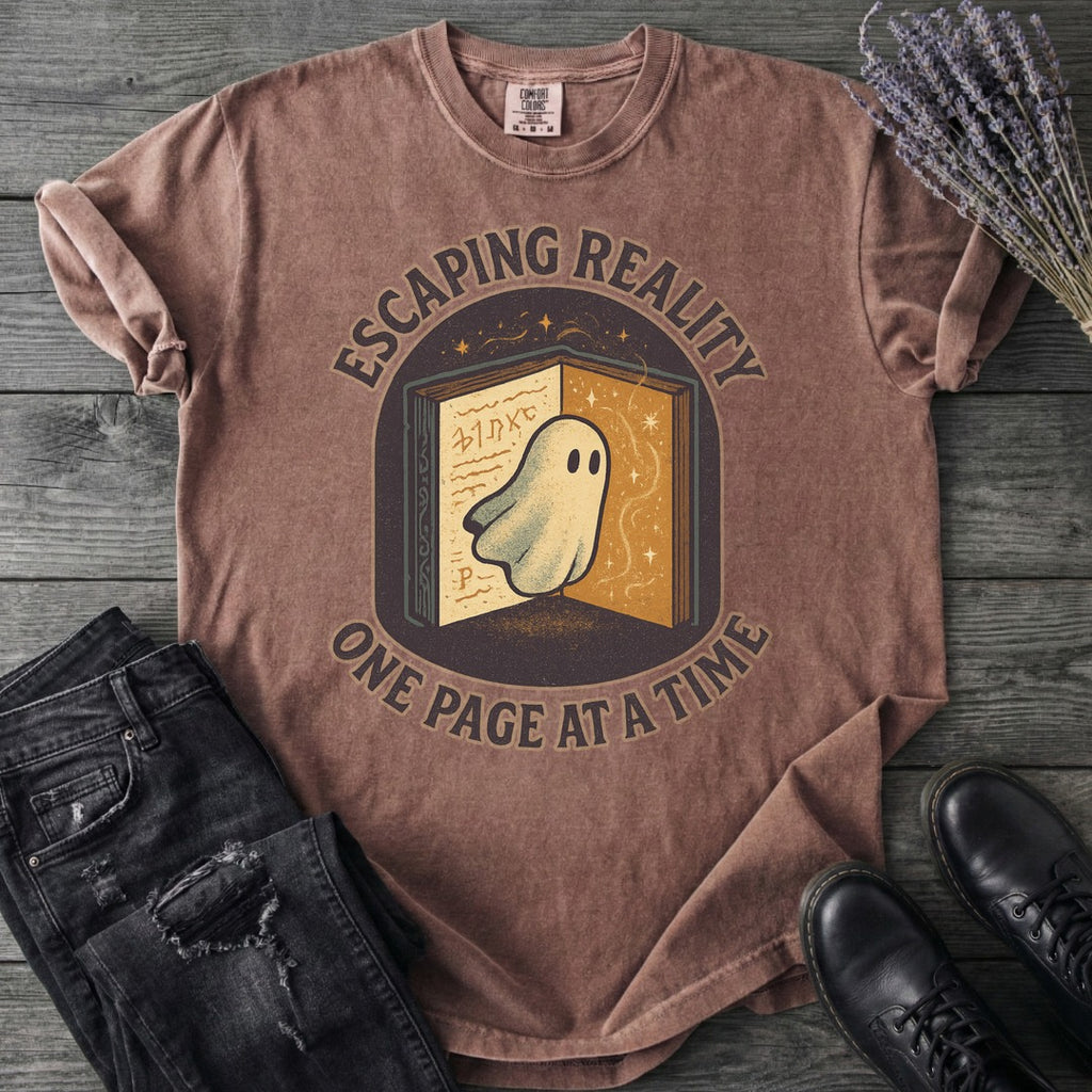 Escaping Reality One Page At A Time T-Shirt